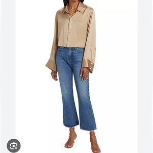 Frame Le High N Tight Crop Mini Boot Jeans